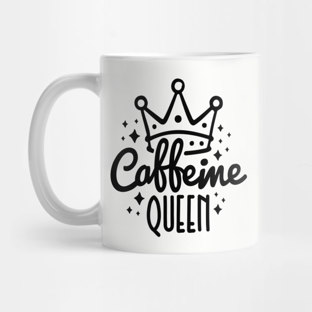 Caffeine Queen Love and Coffee by Mistique Accents